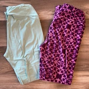 Lot of 2 Lularoe Leggings